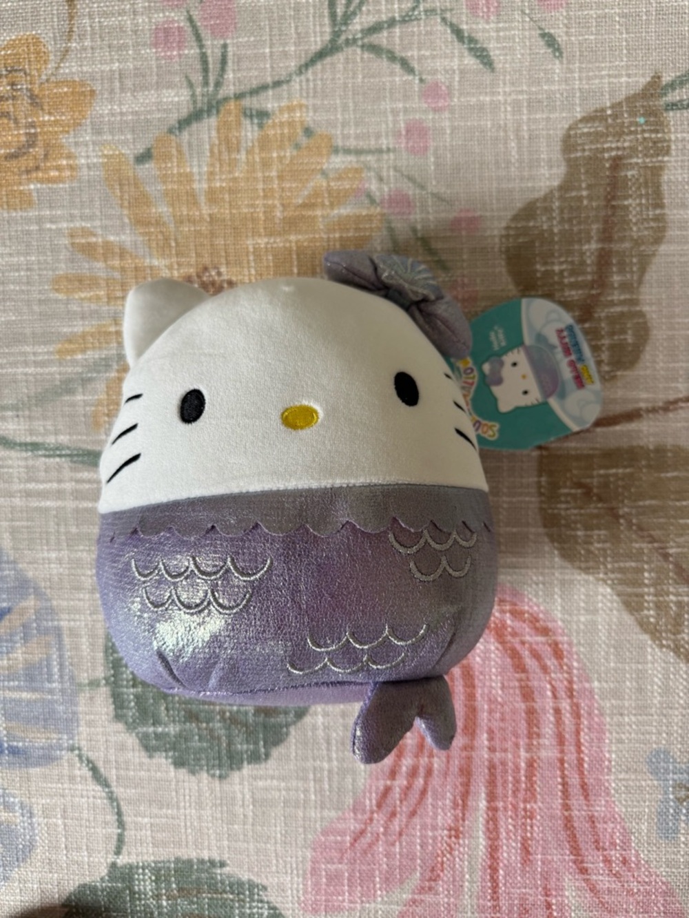 Hello Kitty Lavender and White Mermaid Squishmallow